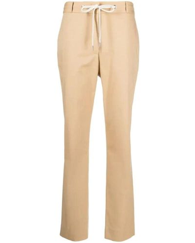 Eleventy Cropped Trousers - Natural