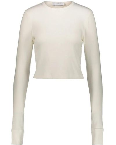 Wardrobe NYC Long Sleeve Tops - White