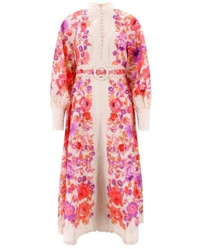 Zimmermann Robes longues - Rouge
