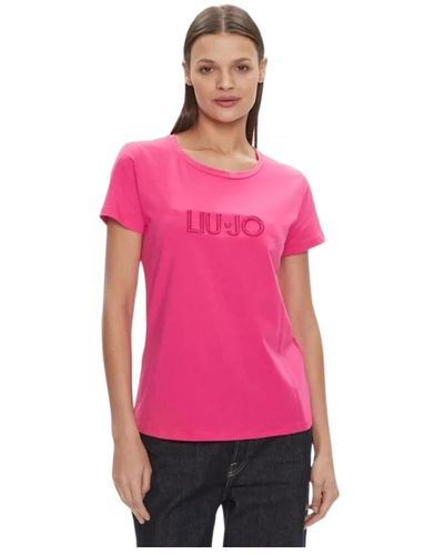 Liu Jo T-shirt classica - Rosa