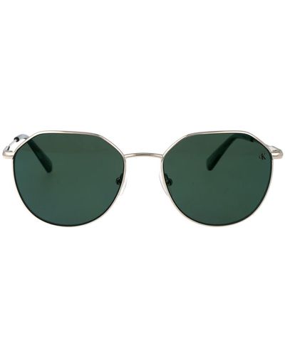 Calvin Klein Stylische ckj sonnenbrille - Grün