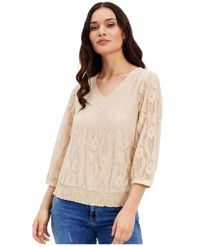 iN FRONT Hella Blouse - Natur