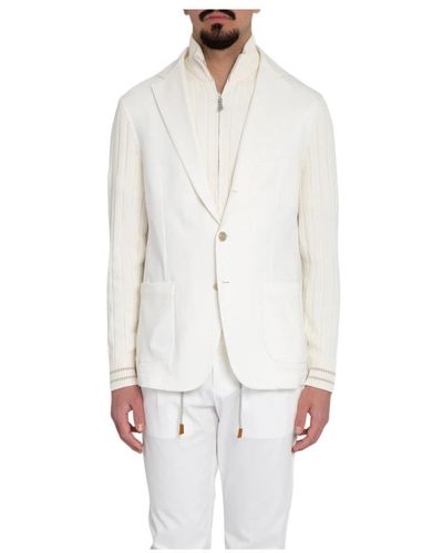 Eleventy Jackets > blazers - Blanc