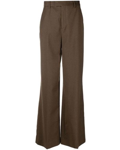Closed Straight Trousers - Brown
