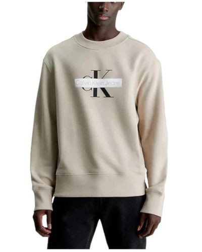 Calvin Klein Sweatshirts - Natural