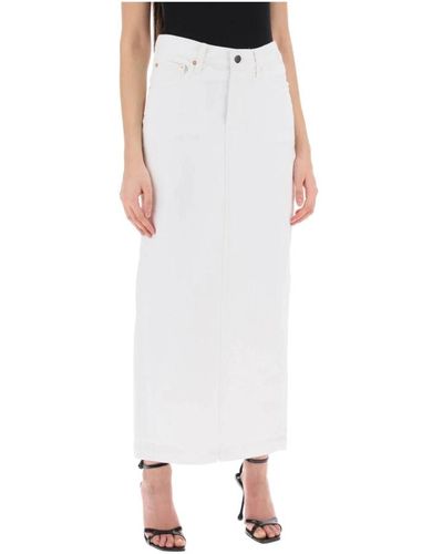 Wardrobe NYC Maxi skirts - Weiß
