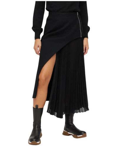 Erika Cavallini Semi Couture Skirts > midi skirts - Noir