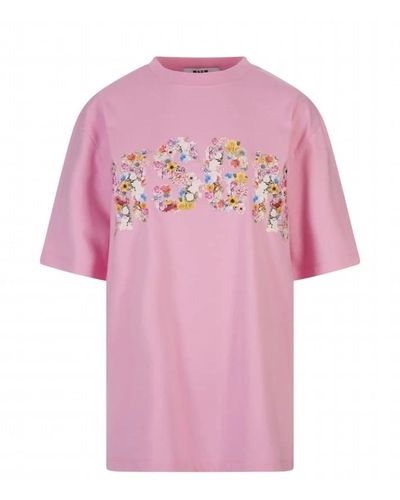 MSGM Stylisches t-shirt - Pink