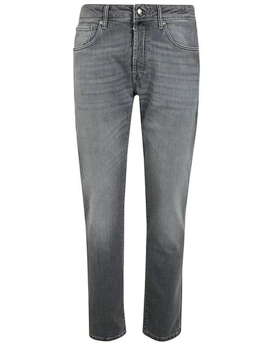 Incotex Slim-Fit Jeans - Grey
