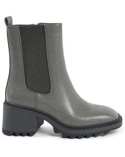 19V69 Italia by Versace Shoes > boots > chelsea boots - Gris