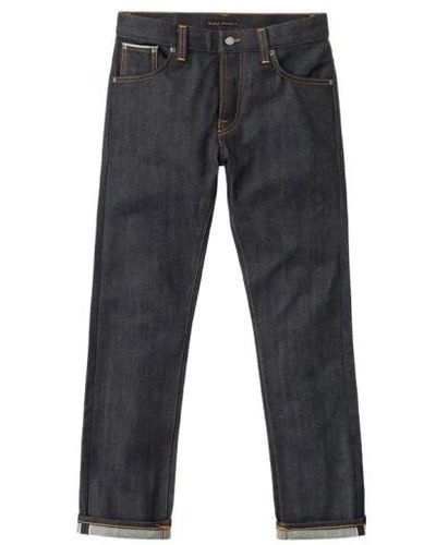 Nudie Jeans Selvedge slim-fit jeans - Nero