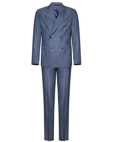 Emporio Armani Double breasted suits - Blu