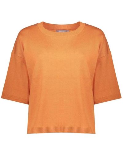 Geisha Round-neck knitwear - Orange