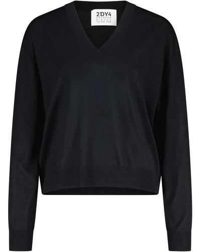 DRYKORN V-Neck Knitwear - Black