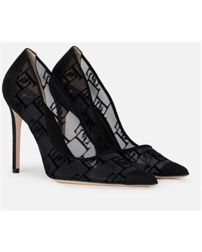 Elisabetta Franchi Flat shoes - Nero