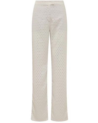 ANDAMANE Trousers > straight trousers - Gris