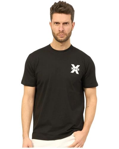 RICHMOND Klassisches schwarzes baumwoll-t-shirt