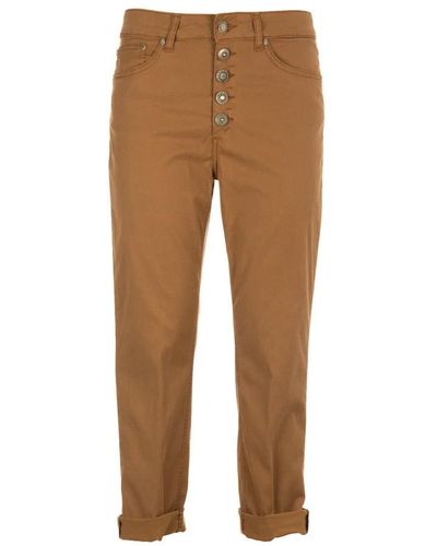 Dondup Cropped Jeans - Brown