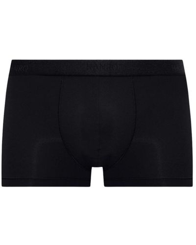 Hanro Boxershorts mit logo - Schwarz