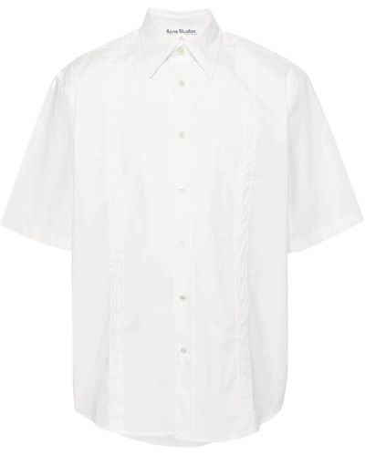 Acne Studios Short Sleeve Shirts - White