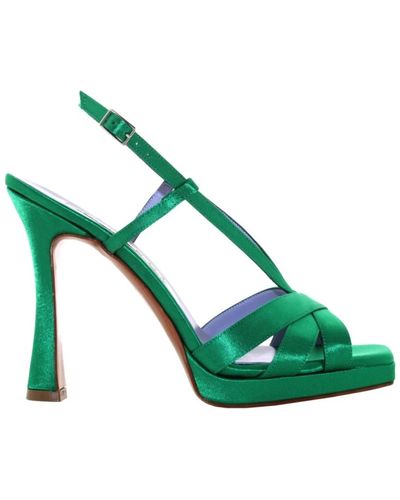Albano Shoes > sandals > high heel sandals - Vert