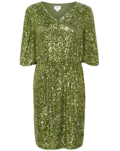 Saint Tropez Short Dresses - Green
