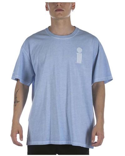 Iuter T-shirt monogram azzurro - Blu