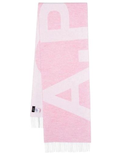 A.P.C. Winter Scarves - Pink