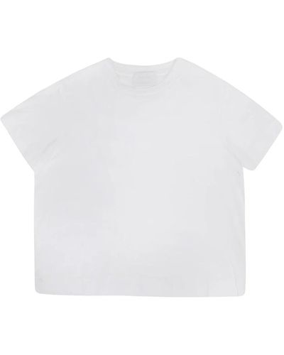 Daniele Fiesoli Camiseta corta de algodón - Blanco