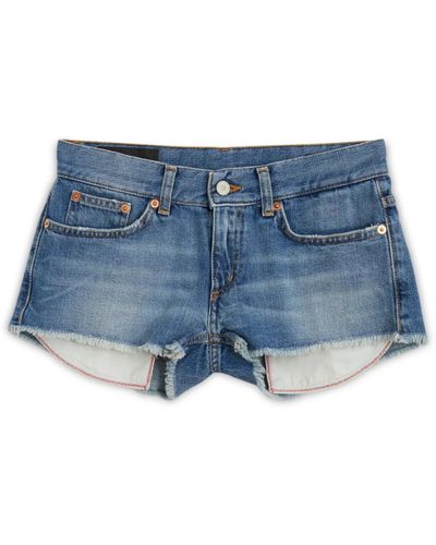 Dondup Shorts > denim shorts - Bleu