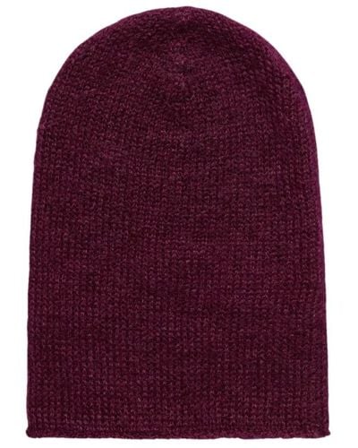 Massimo Alba Accessories > hats > beanies - Violet