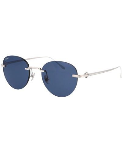 Cartier Stylische sonnenbrille ct0331s - Blau