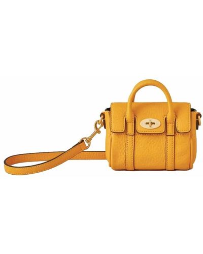 Mulberry Micro bayswater shoulder bags - Giallo