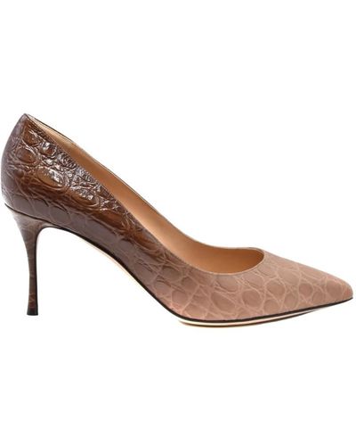 Sergio Rossi Court Shoes - Brown