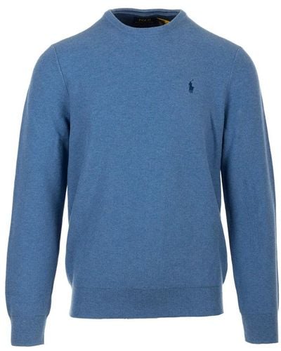Ralph Lauren Round-Neck Knitwear - Blue