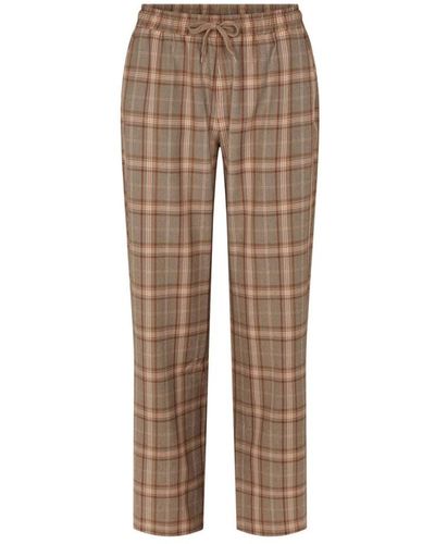 LauRie Trousers > slim-fit trousers - Marron