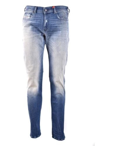 DIESEL Slim-fit denim jeans - Blu