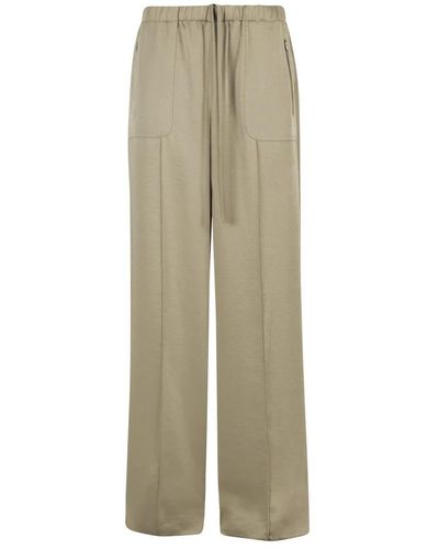 Vince Wide Trousers - Natural