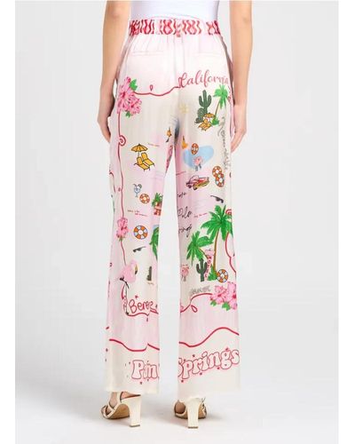 Berenice Trousers > wide trousers - Rose