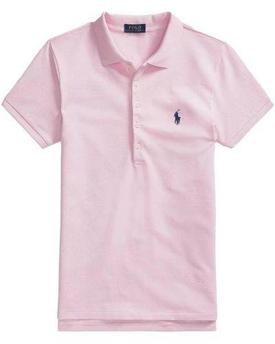 Ralph Lauren Klassisches polo slim shirt - Pink