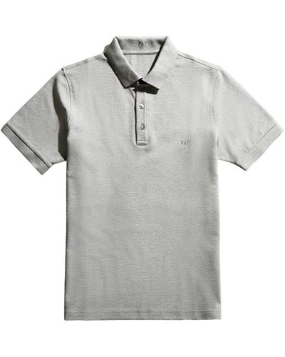 Fay Polo Shirts - Gray