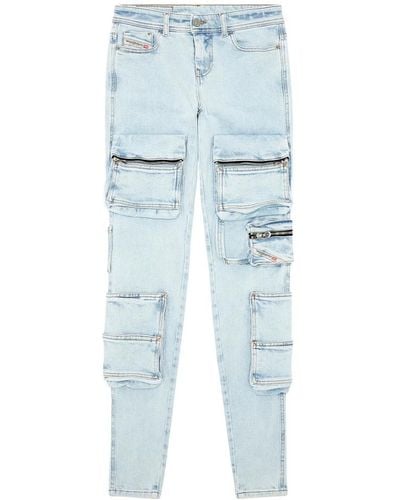 DIESEL Super skinny jeans - 1984 slandy-high - Blau
