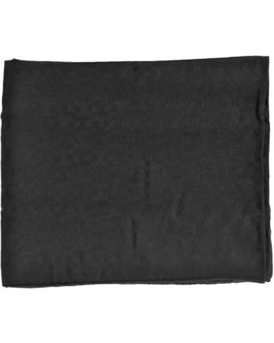 Hermès Sciarpa hermès in cashmere nero usata