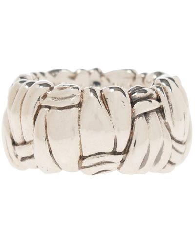 Bottega Veneta Silver ring - Grau