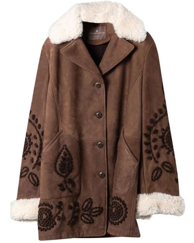 Ermanno Scervino Winter jackets - Marrón