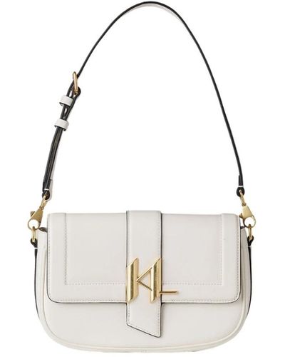 Karl Lagerfeld Shoulder Bags - White