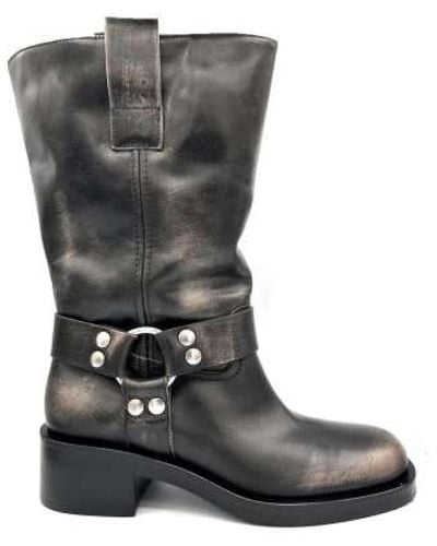 Strategia High Boots - Grey