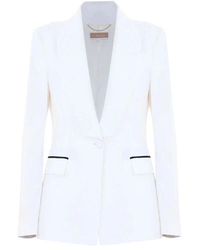 Kocca Conjunto de blazer blanco para mujer