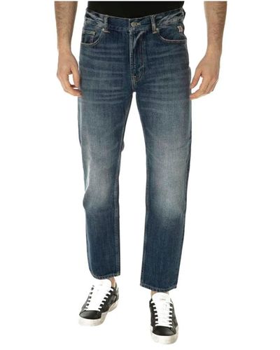 Roy Rogers Denim mom jeans 100% baumwolle italien - Blau