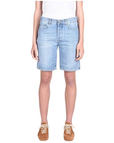 Dondup Shorts de algodón - Azul